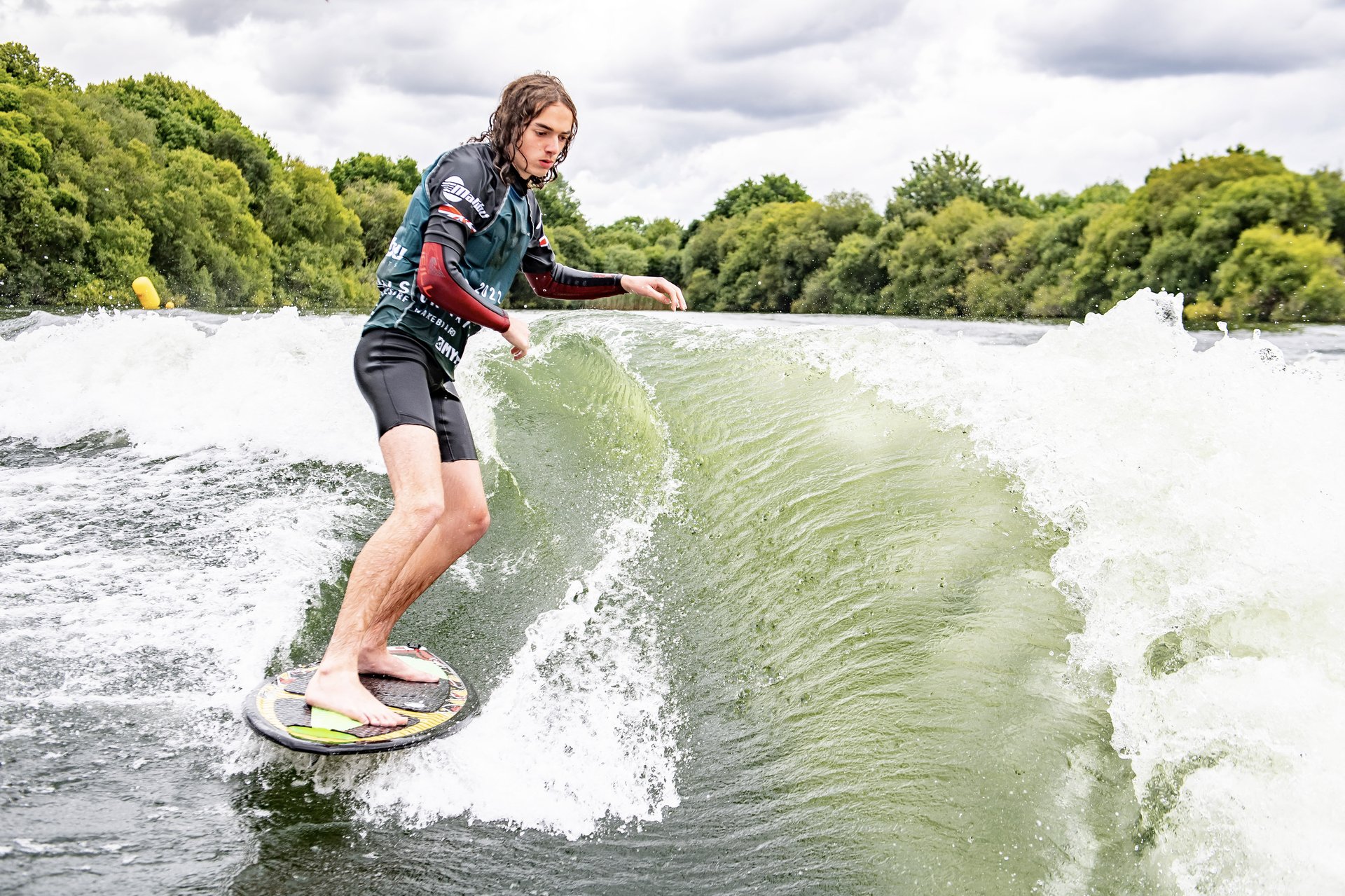 Ryan Thayne at the 2022 Malibu Boats UK Wakesurf Nationals